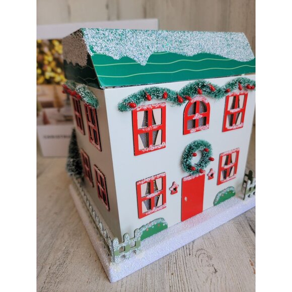 Hallmark Bed Breakfast Christmas Village house light up Xmas decor - Picture 6 of 10